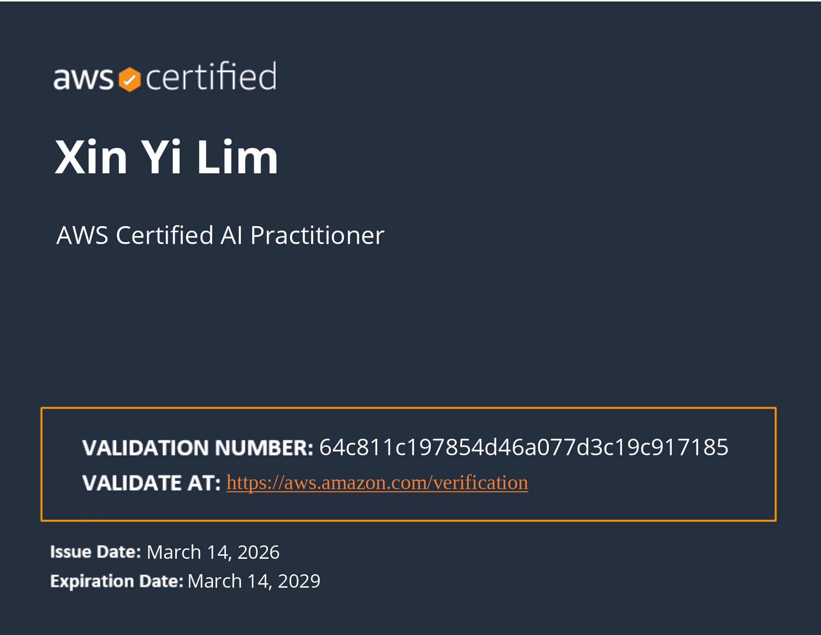 AWS Certified AI Practitioner
